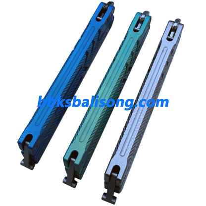 New Theone Channel Alpha Beast (CHAB) V2 Balisong Clone Titanium Handle