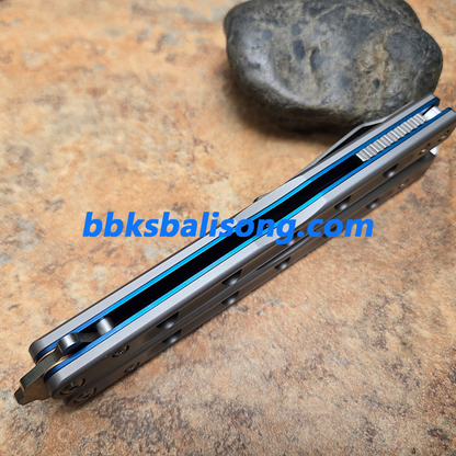 New Theone Titanium BM51 V6 Balisong Clone