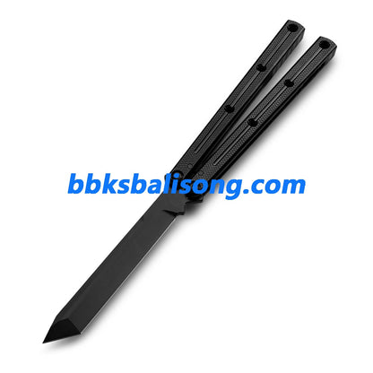 New Baliplus Krake Raken (Kraken) V2.5 Live Blade / False Edge Blade Balisong Clone