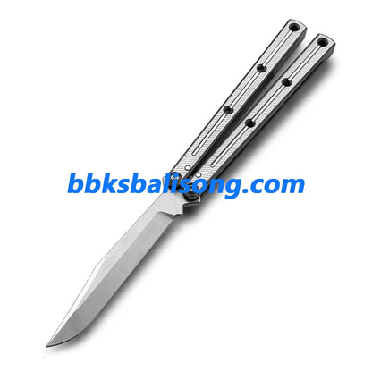 New Baliplus Krake Raken (Kraken) V2.5 Live Blade / False Edge Blade Balisong Clone