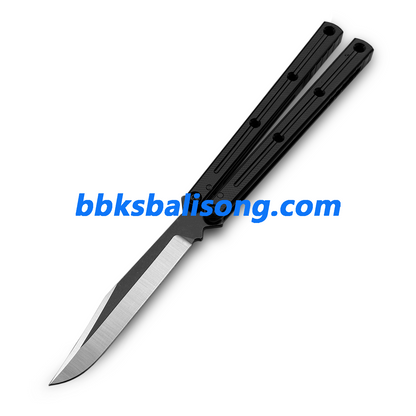 New Baliplus Krake Raken (Kraken) V2.5 Live Blade / False Edge Blade Balisong Clone