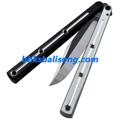 New Baliplus Kraken V2.5 Live Balisong Clone 7075 Glossy Handle
