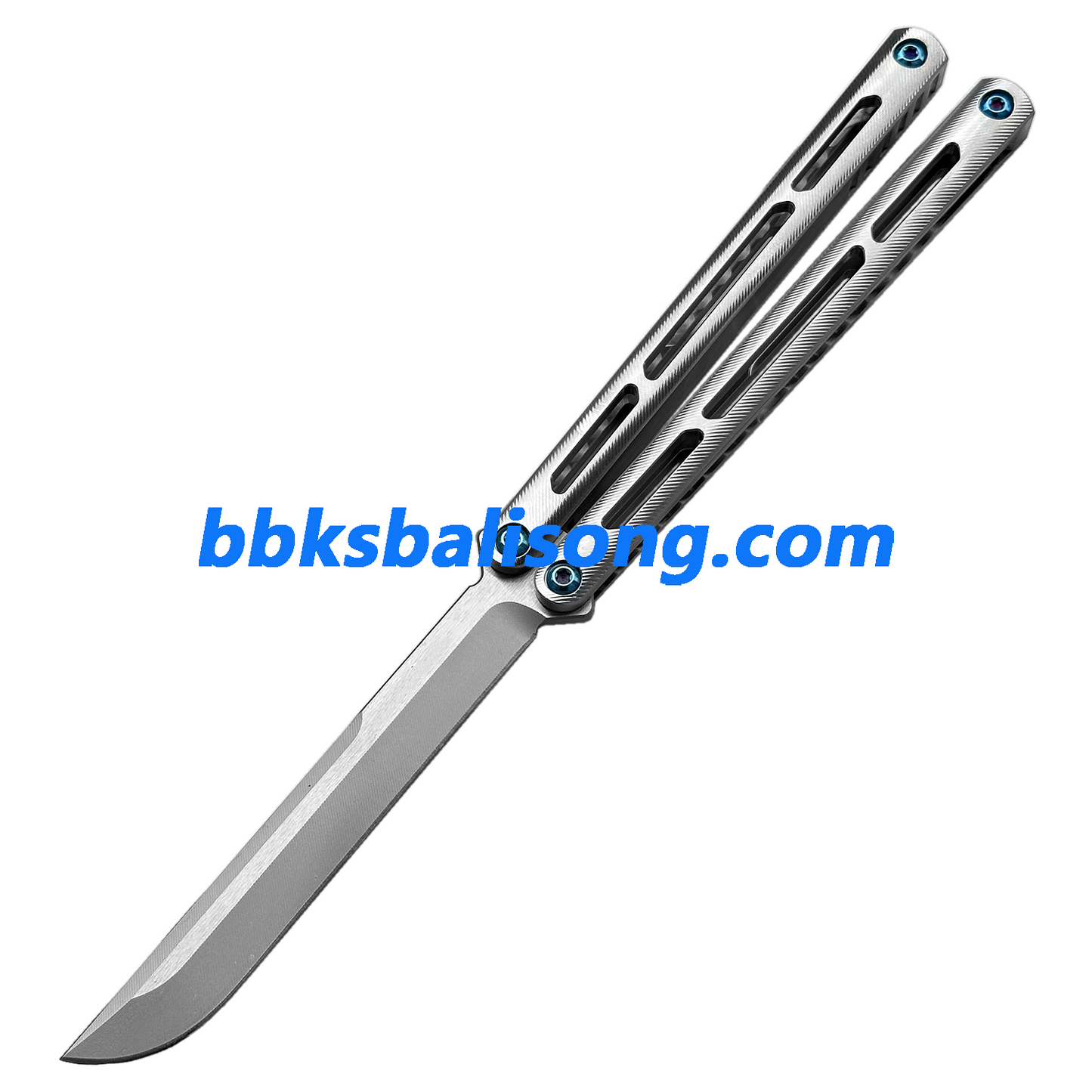 New Baliplus Tsunami V4 Balisong Clone Titanium Handle Bushings System
