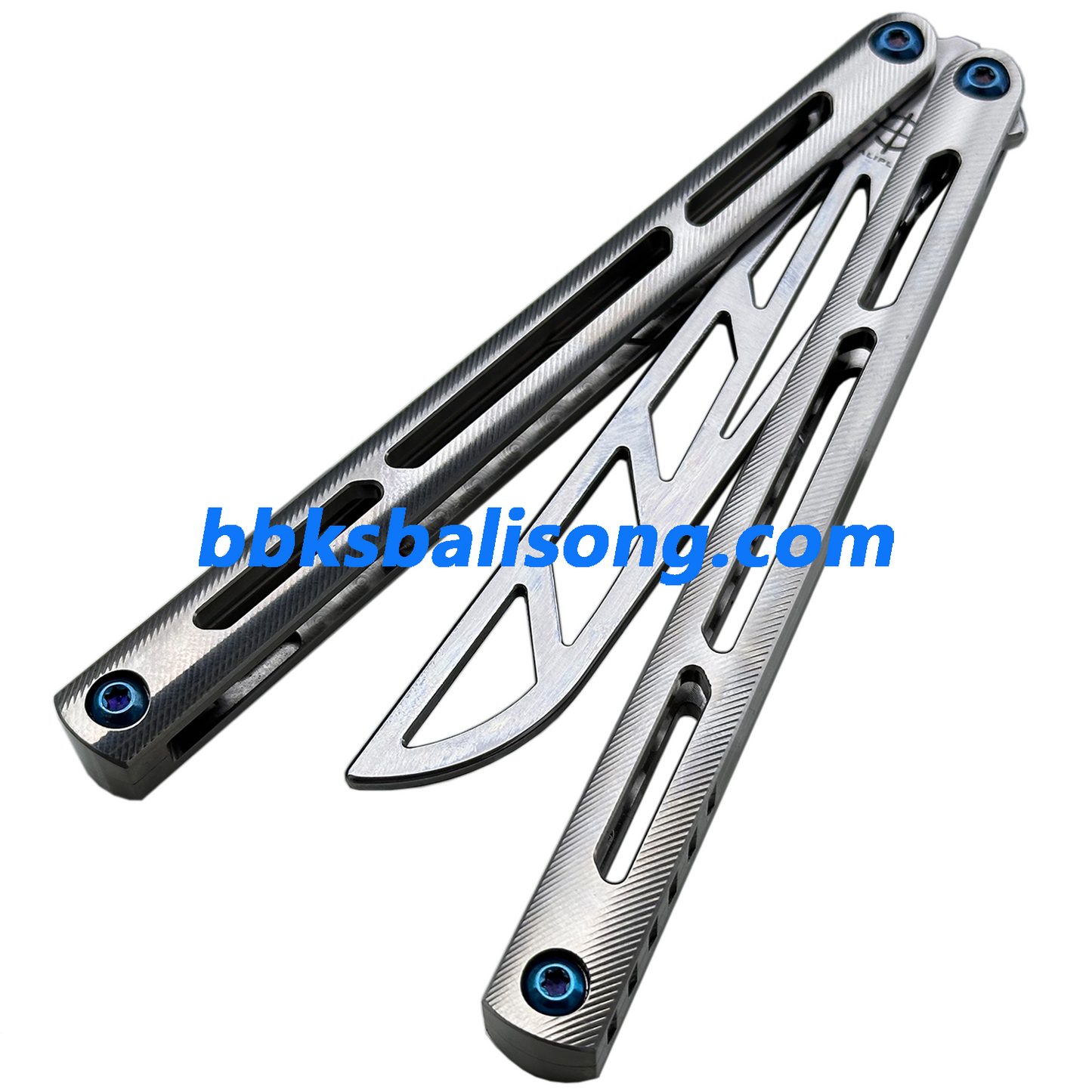 New Baliplus Tsunami V4 Balisong Clone Titanium Handle Bushings System