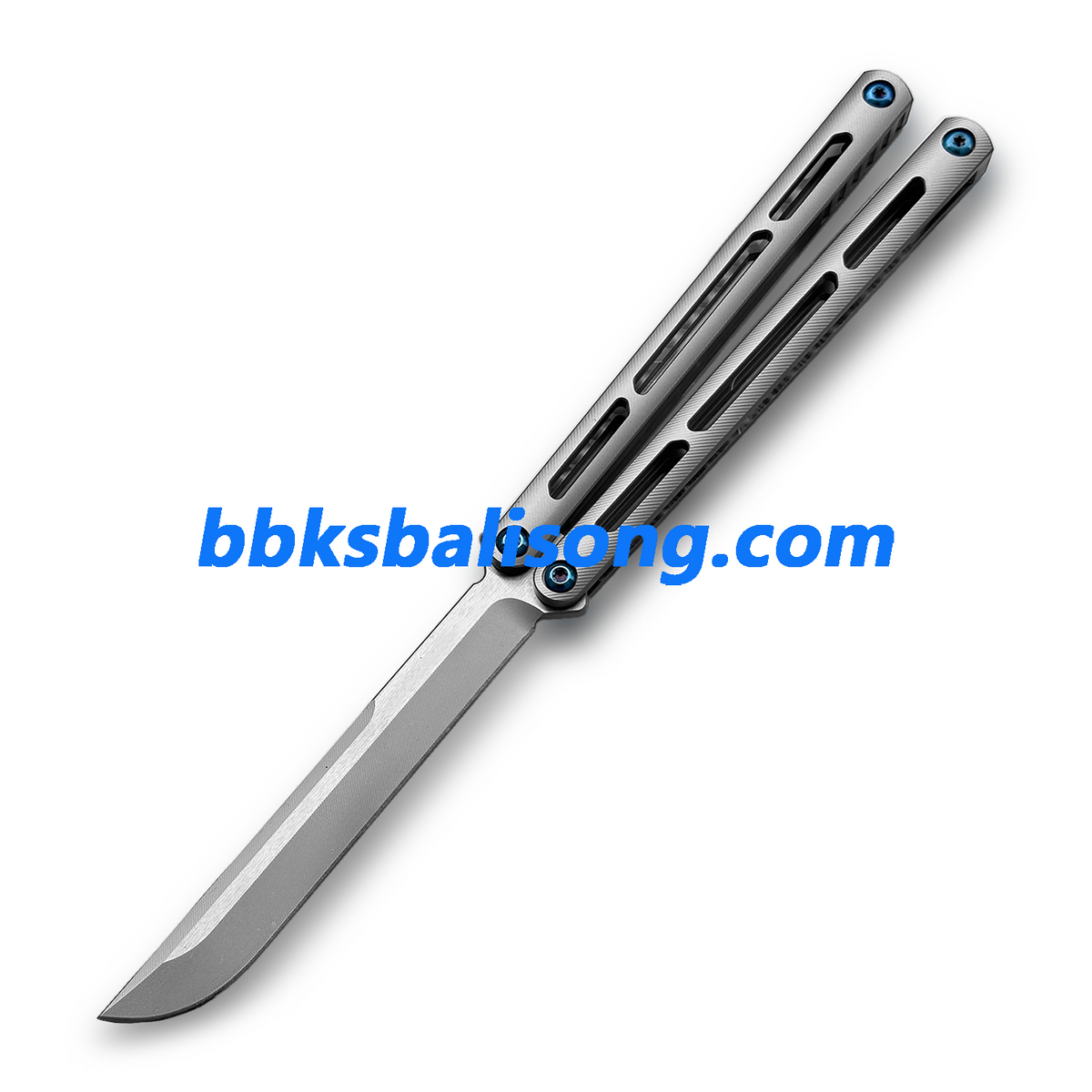 New Baliplus Tsunami V4 Balisong Clone Titanium Handle Bushings System