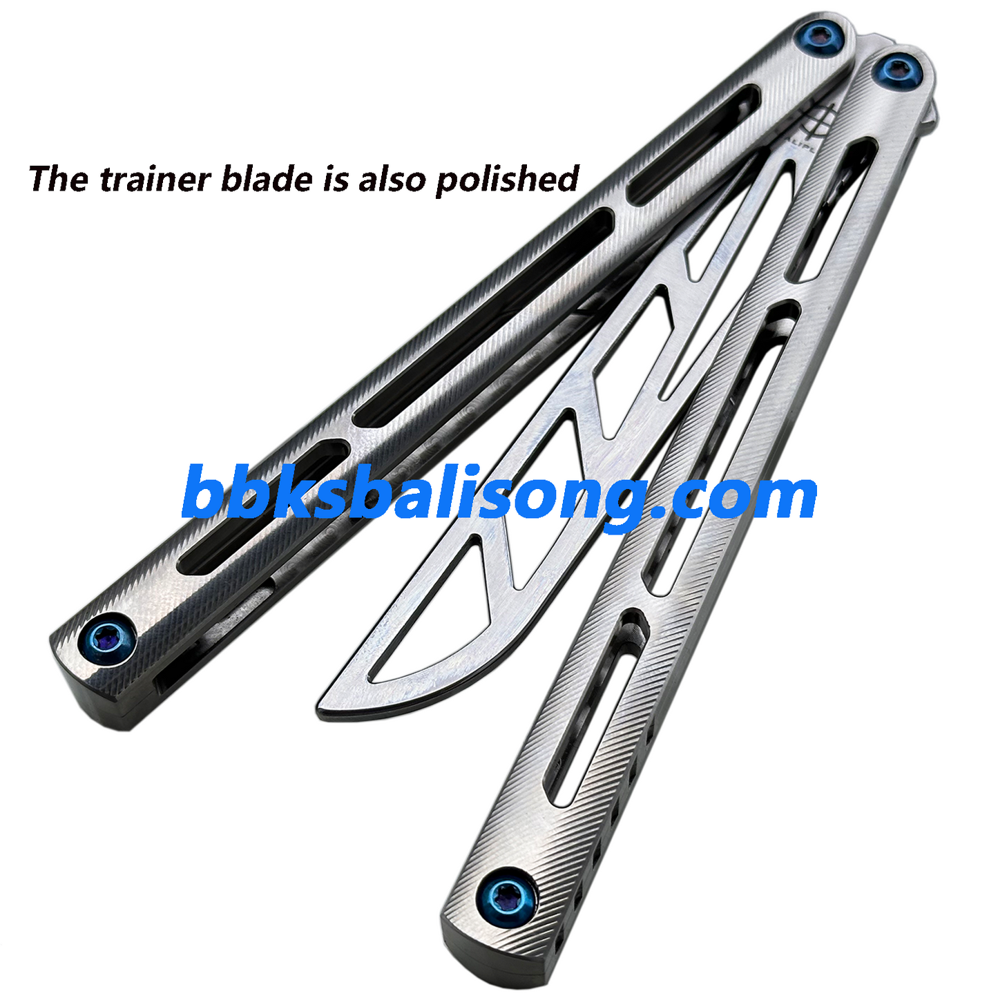New Baliplus Tsunami V4 Balisong Clone Titanium Handle Bushings System