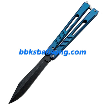 New Theone Channel Alpha Beast (CHAB) V2 Balisong Clone Titanium Handle