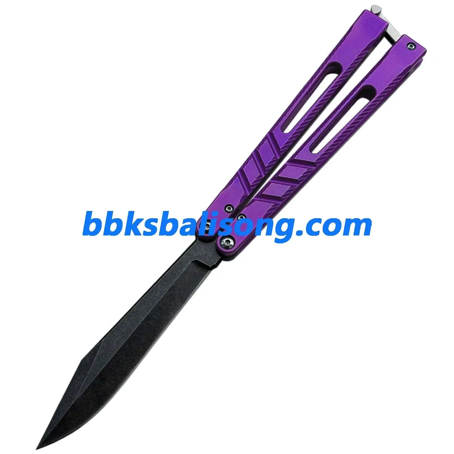 New Theone Jimping Channel Alpha Beast (CHAB) V2 Balisong Clone Titanium Handle BBKSbalisong