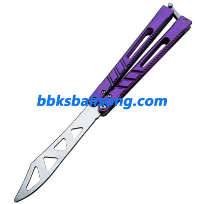 New Theone Channel Alpha Beast (CHAB) V2 Balisong Clone Titanium Handle