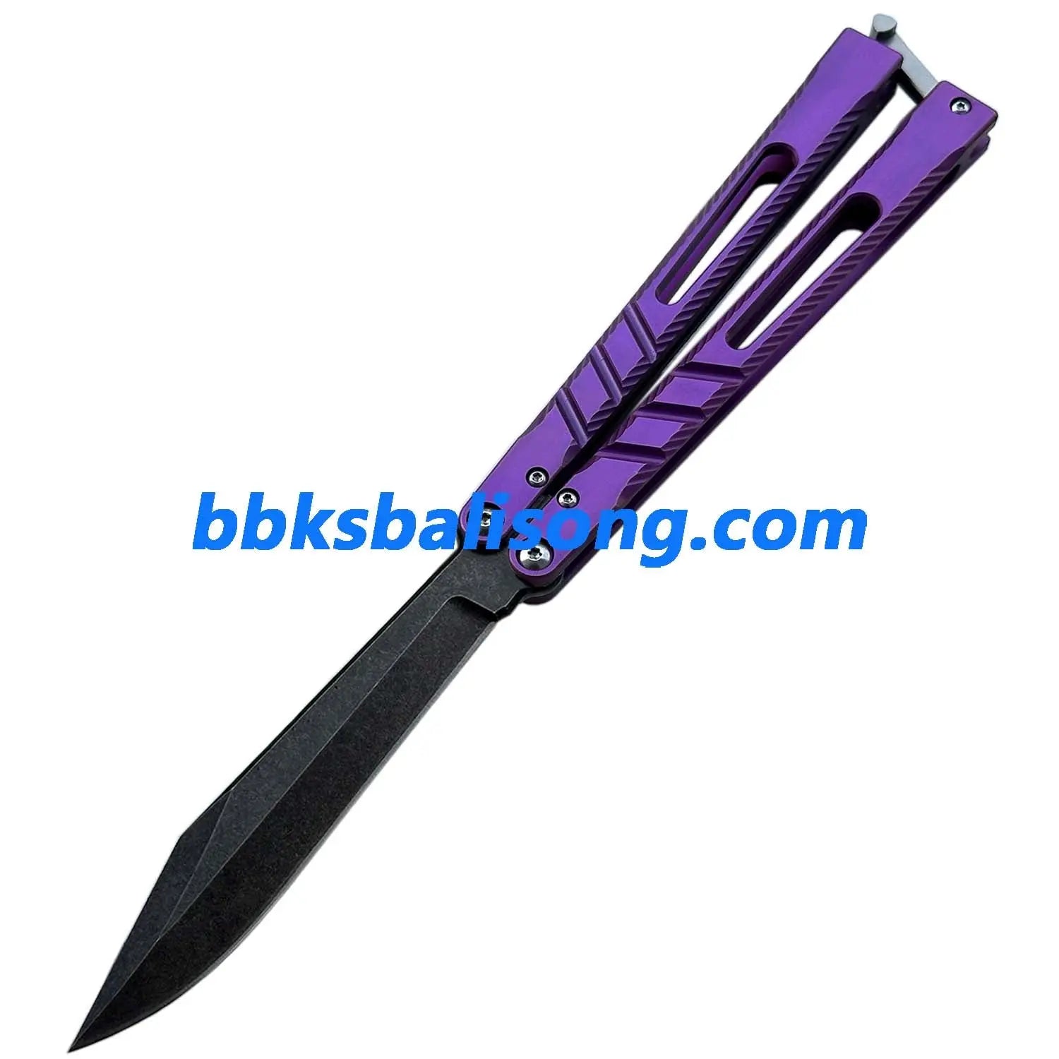 New Theone Jimping Channel Alpha Beast (CHAB) V2 Balisong Clone Titanium Handle BBKSbalisong