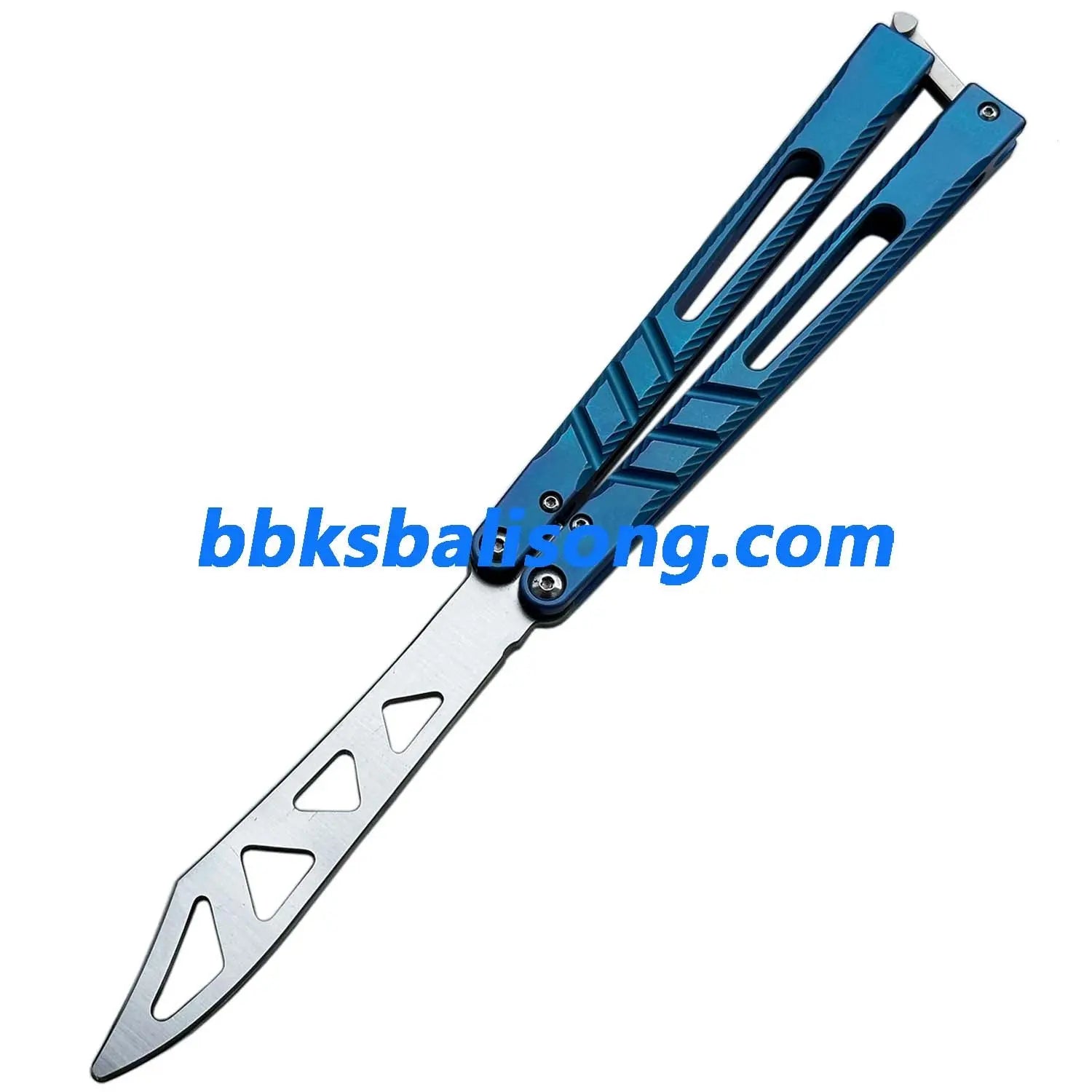 New Theone Jimping Channel Alpha Beast (CHAB) V2 Balisong Clone Titanium Handle BBKSbalisong
