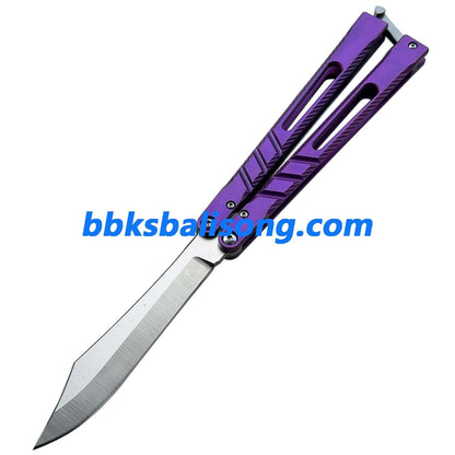 New Theone Channel Alpha Beast (CHAB) V2 Balisong Clone Titanium Handle