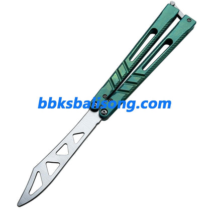 New Theone Channel Alpha Beast (CHAB) V2 Balisong Clone Titanium Handle