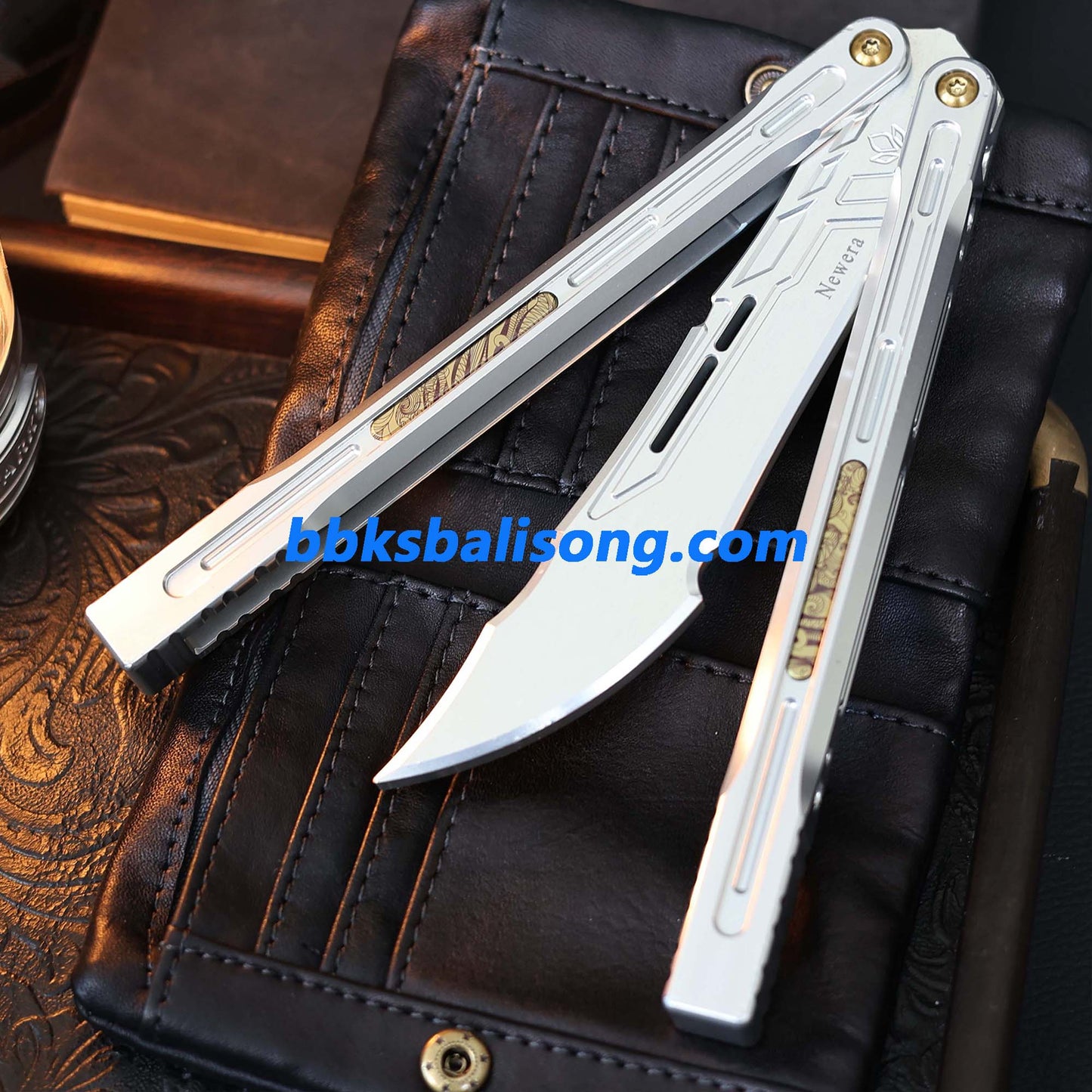 Newera Jinghong Balisong Original Design 7075 Aluminum Handle and Blade