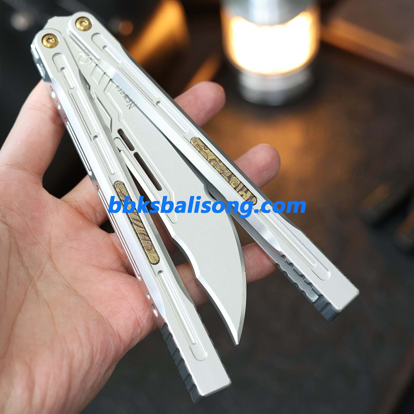 Newera Jinghong Balisong Original Design 7075 Aluminum Handle and Blade