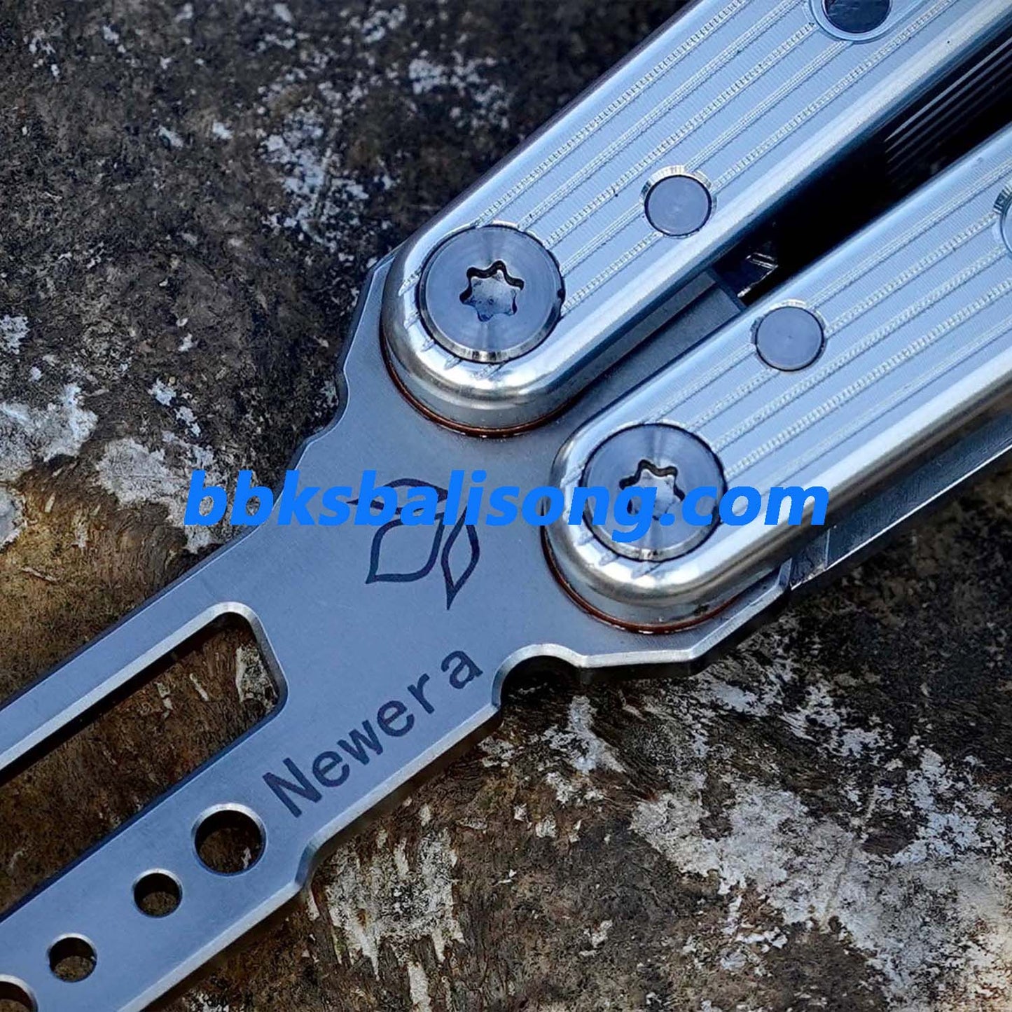 Newera Sunshine Original Balisong 7075 Aluminum Handle Bushing System