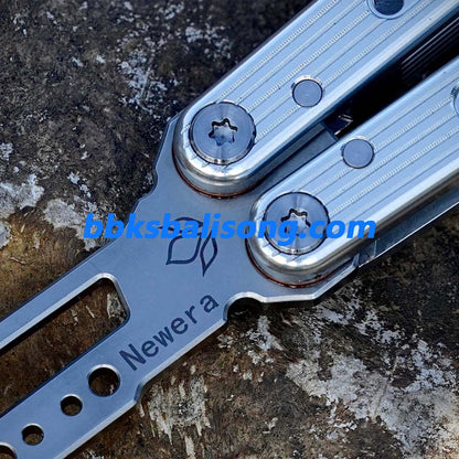 Newera Sunshine Original Balisong 7075 Aluminum Handle Bushing System