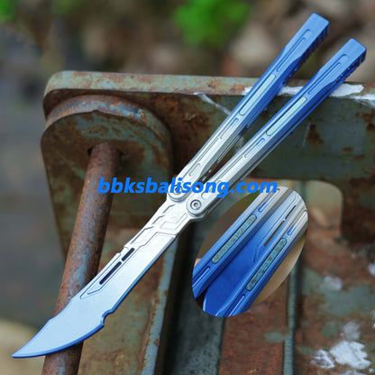 Newera Jinghong Balisong Original Design 7075 Aluminum Handle and Blade