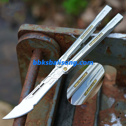 Newera Jinghong Balisong Original Design 7075 Aluminum Handle and Blade