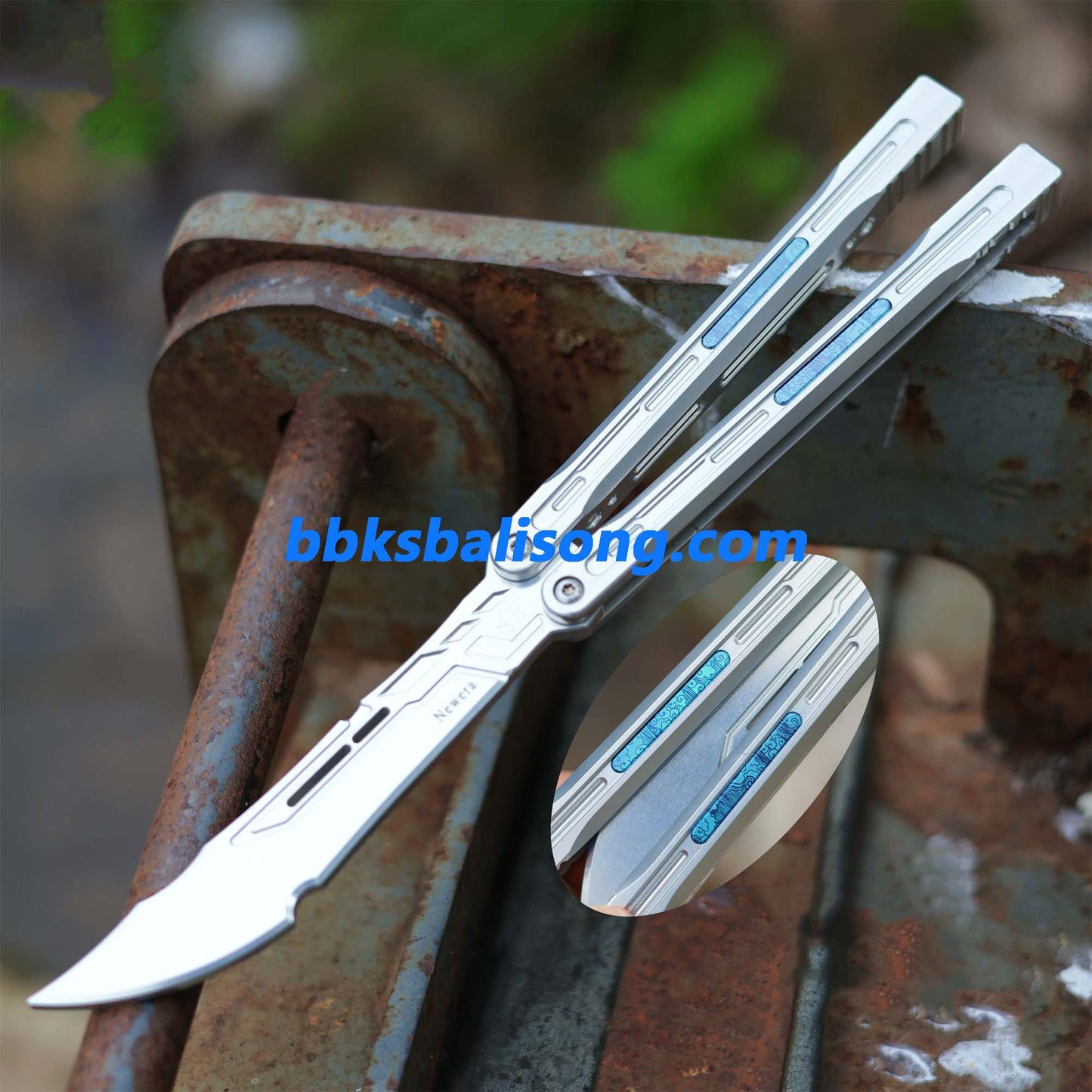 Newera Jinghong Balisong Original Design 7075 Aluminum Handle and Blade
