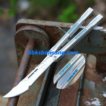 Newera Jinghong Balisong Original Design 7075 Aluminum Handle and Blade