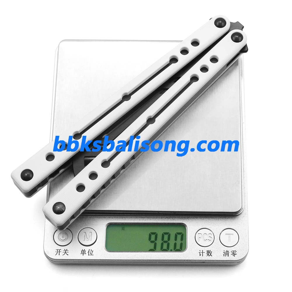 TOUCH TIMES Nautilus V2 Balisong Clone G10+6061 Aluminum Handle