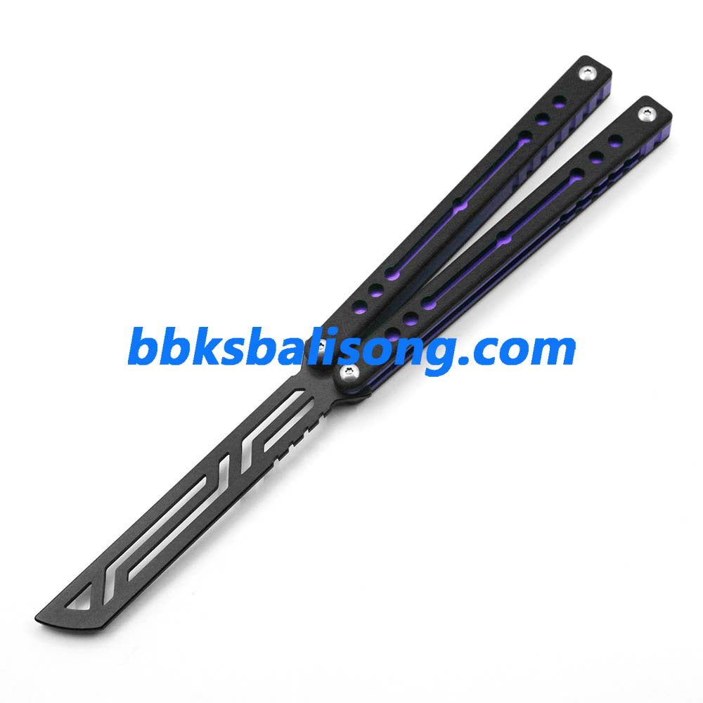 New TOUCH TIMES Nautilus V2 Balisong Clone Hiding Zen Pins