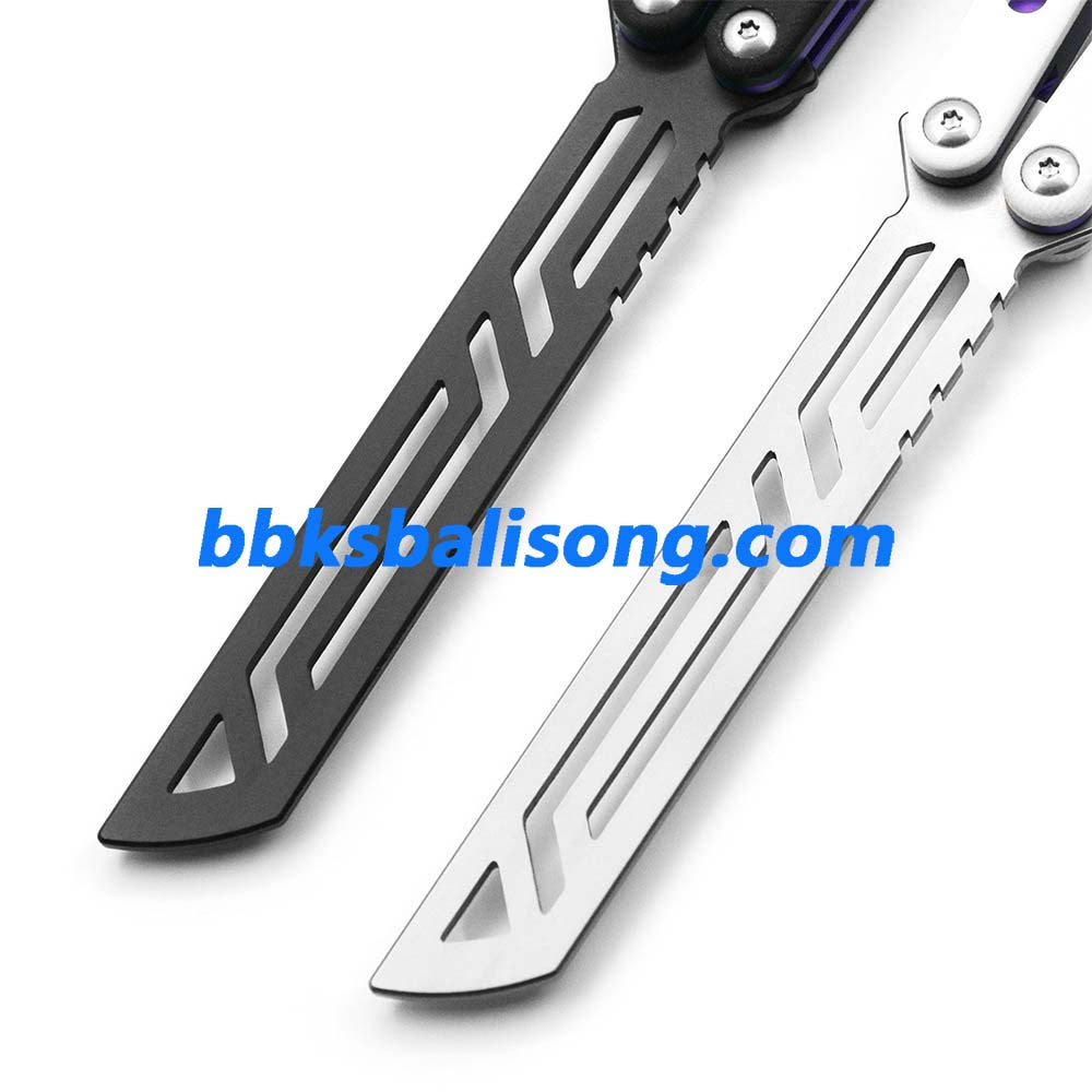 New TOUCH TIMES Nautilus V2 Balisong Clone Hiding Zen Pins
