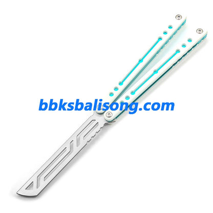 New TOUCH TIMES Nautilus V2 Balisong Clone Hiding Zen Pins