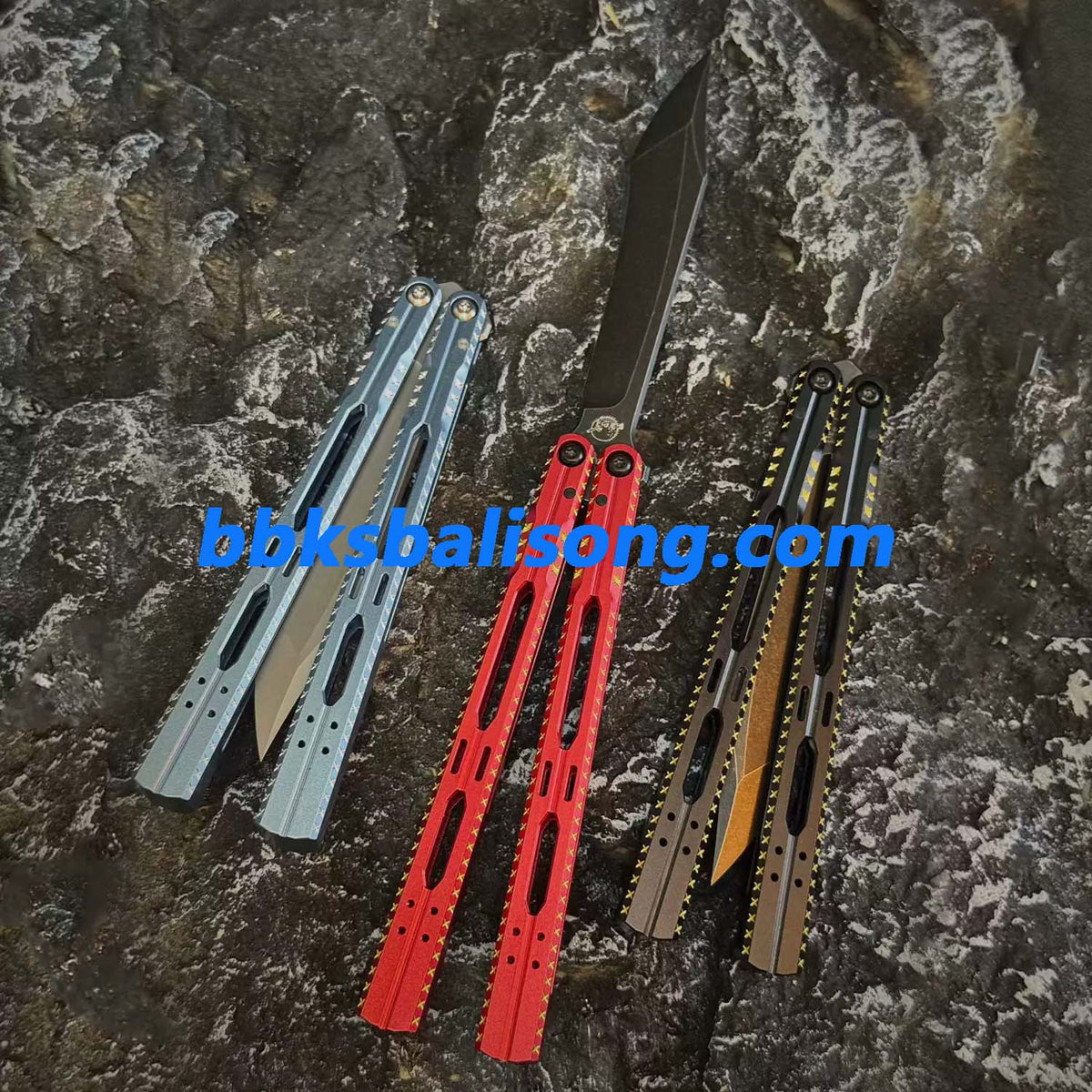 Porcuedge Eaves-Ling xi Original Authentic Balisong Aluminum Handle