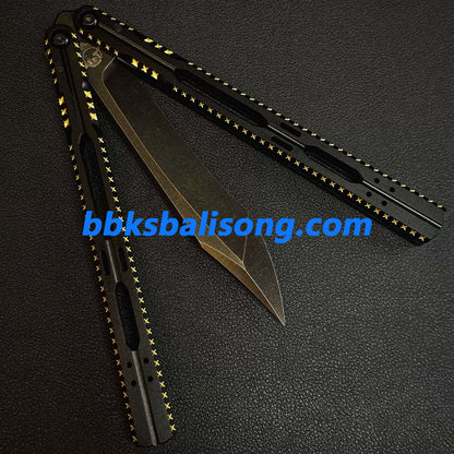 Porcuedge Eaves-Ling xi Original Authentic Balisong Aluminum Handle