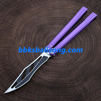 TITAN x Purple Smoke Studio The Tiger V2 Balisong 7075 Aluminum