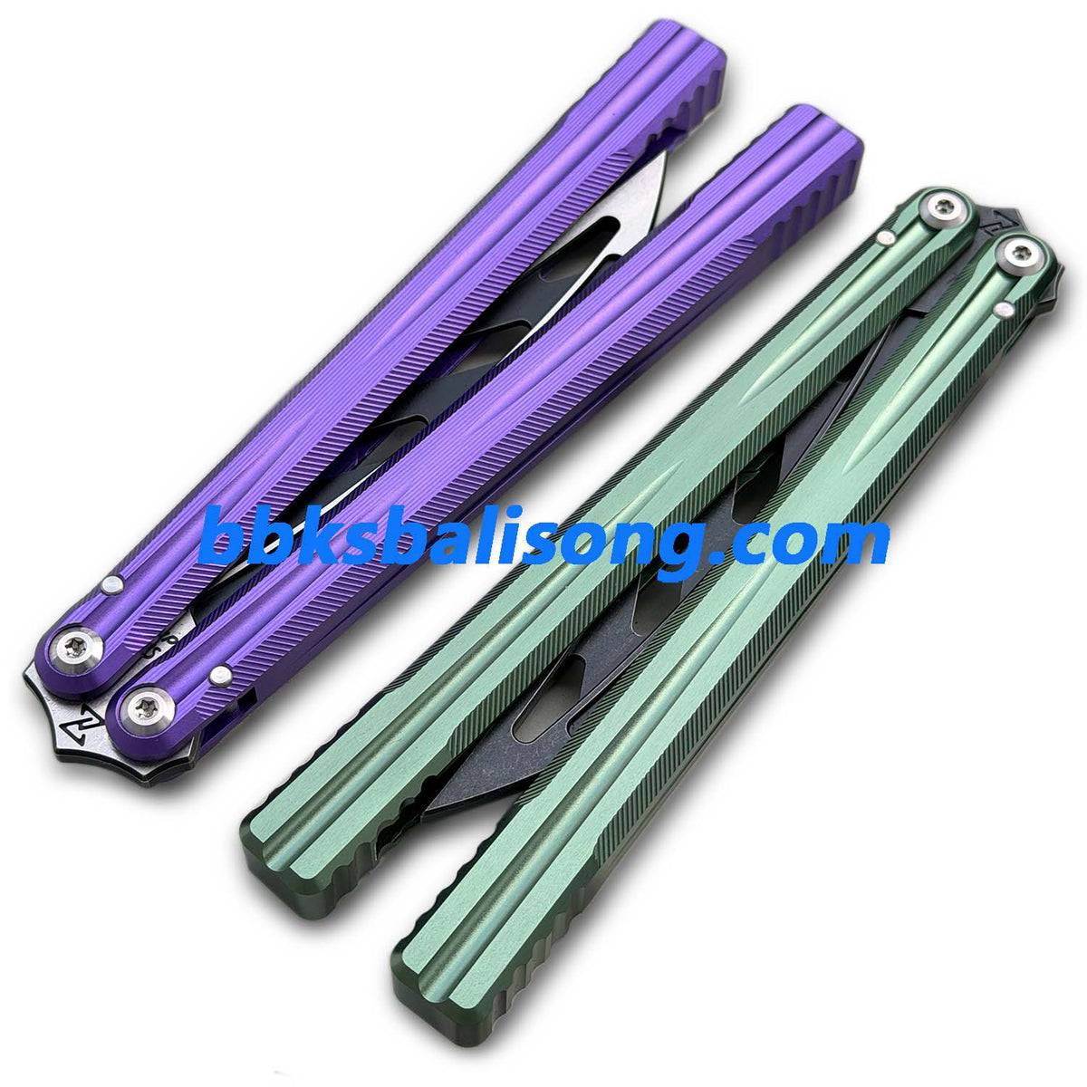 TITAN x Purple Smoke Studio The Tiger V2 Balisong 7075 Aluminum