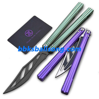 TITAN x Purple Smoke Studio The Tiger V2 Balisong 7075 Aluminum