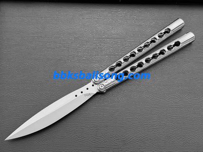 TOA DS-1 Authentic Balisong Titanium Handle SLD Steel Blade
