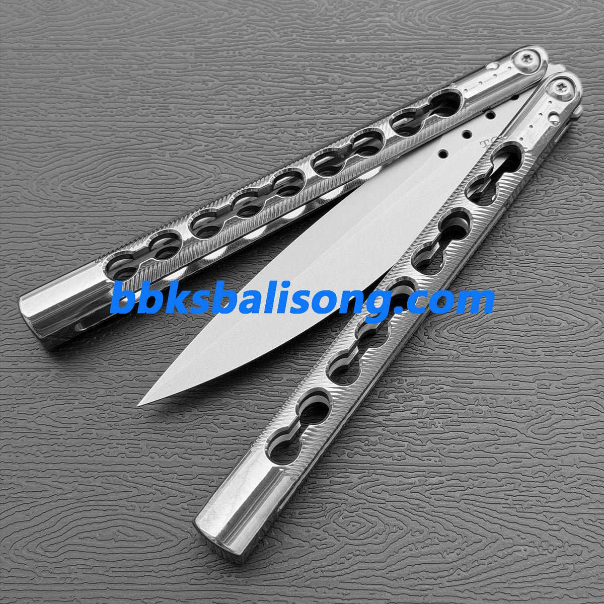 TOA DS-1 Authentic Balisong Titanium Handle SLD Steel Blade
