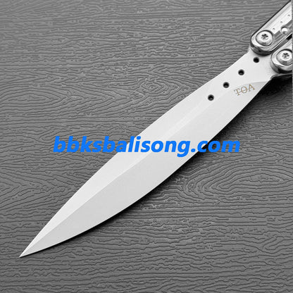 TOA DS-1 Authentic Balisong Titanium Handle SLD Steel Blade