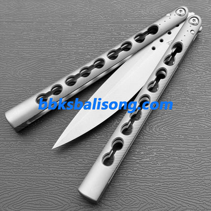 TOA DS-1 Authentic Balisong Titanium Handle SLD Steel Blade