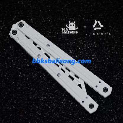 TOA & LTESRYE Design Portunus Balisong 7075 Aluminum Handle