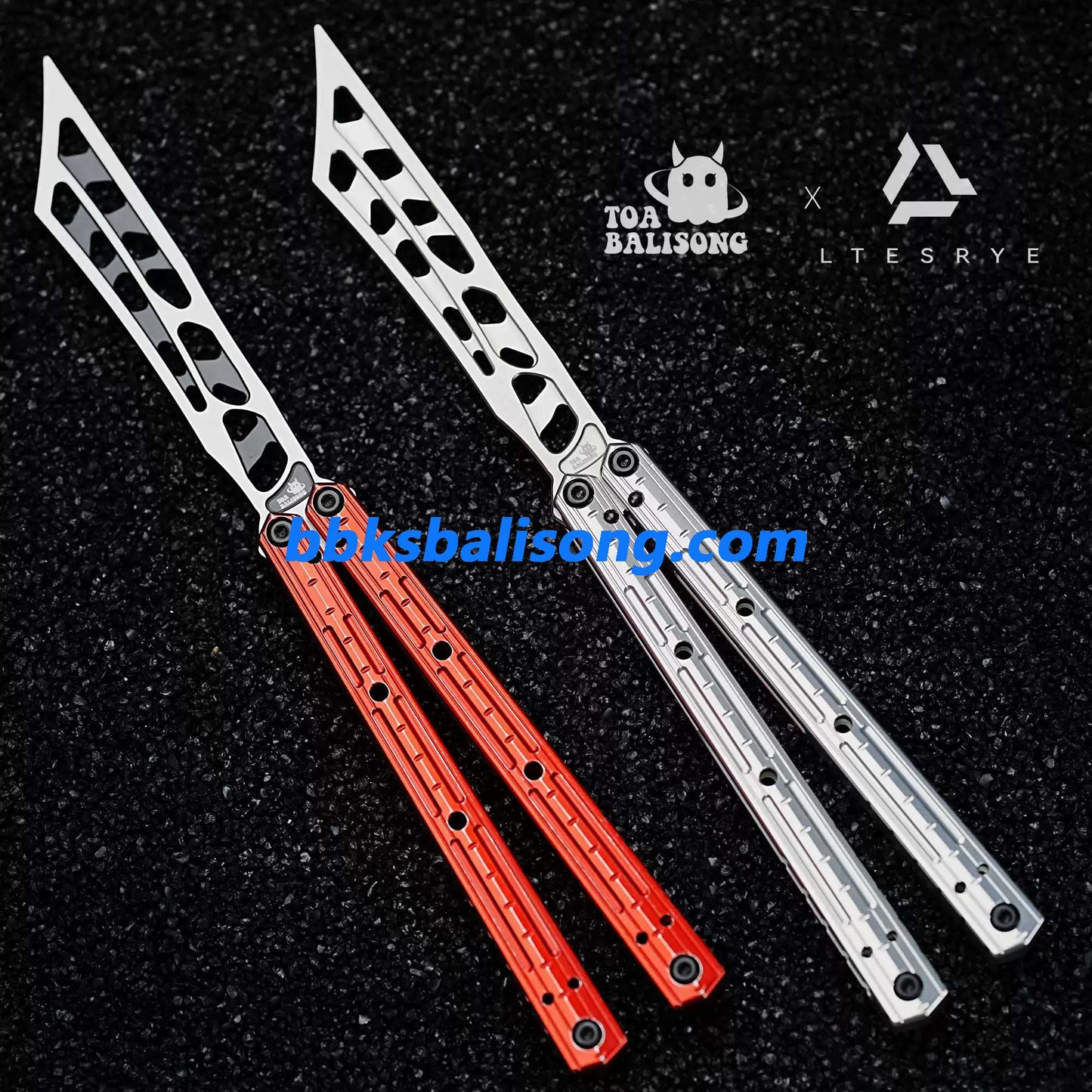 TOA & LTESRYE Design Portunus Balisong 7075 Aluminum Handle