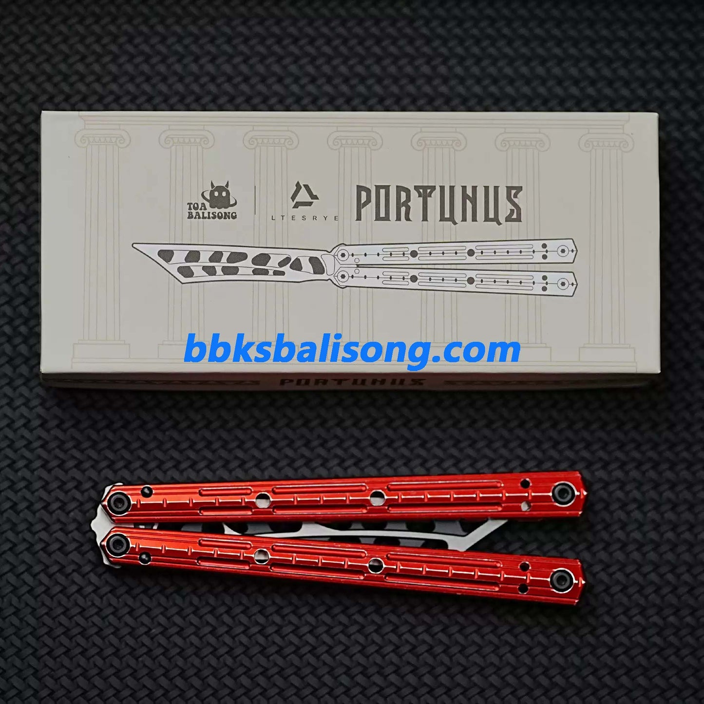 TOA & LTESRYE Design Portunus Balisong 7075 Aluminum Handle