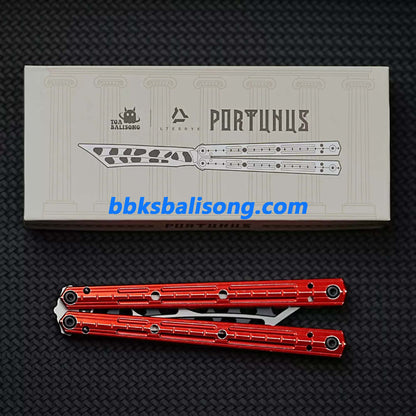 TOA & LTESRYE Design Portunus Balisong 7075 Aluminum Handle