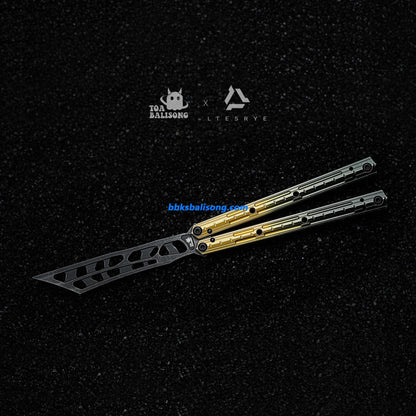 TOA & LTESRYE Design Portunus Balisong 7075 Aluminum Handle