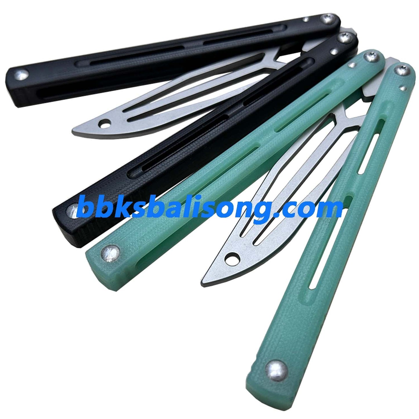 TOUCH TIMES Hairtail Balisong G10 Handle Bushings System