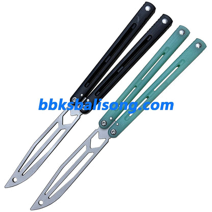 TOUCH TIMES Hairtail Balisong G10 Handle Bushings System