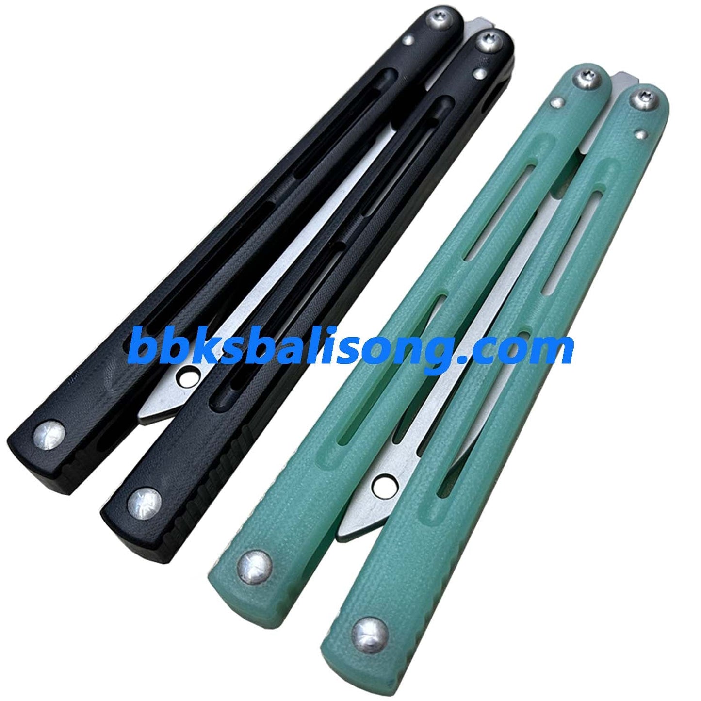 TOUCH TIMES Hairtail Balisong G10 Handle Bushings System