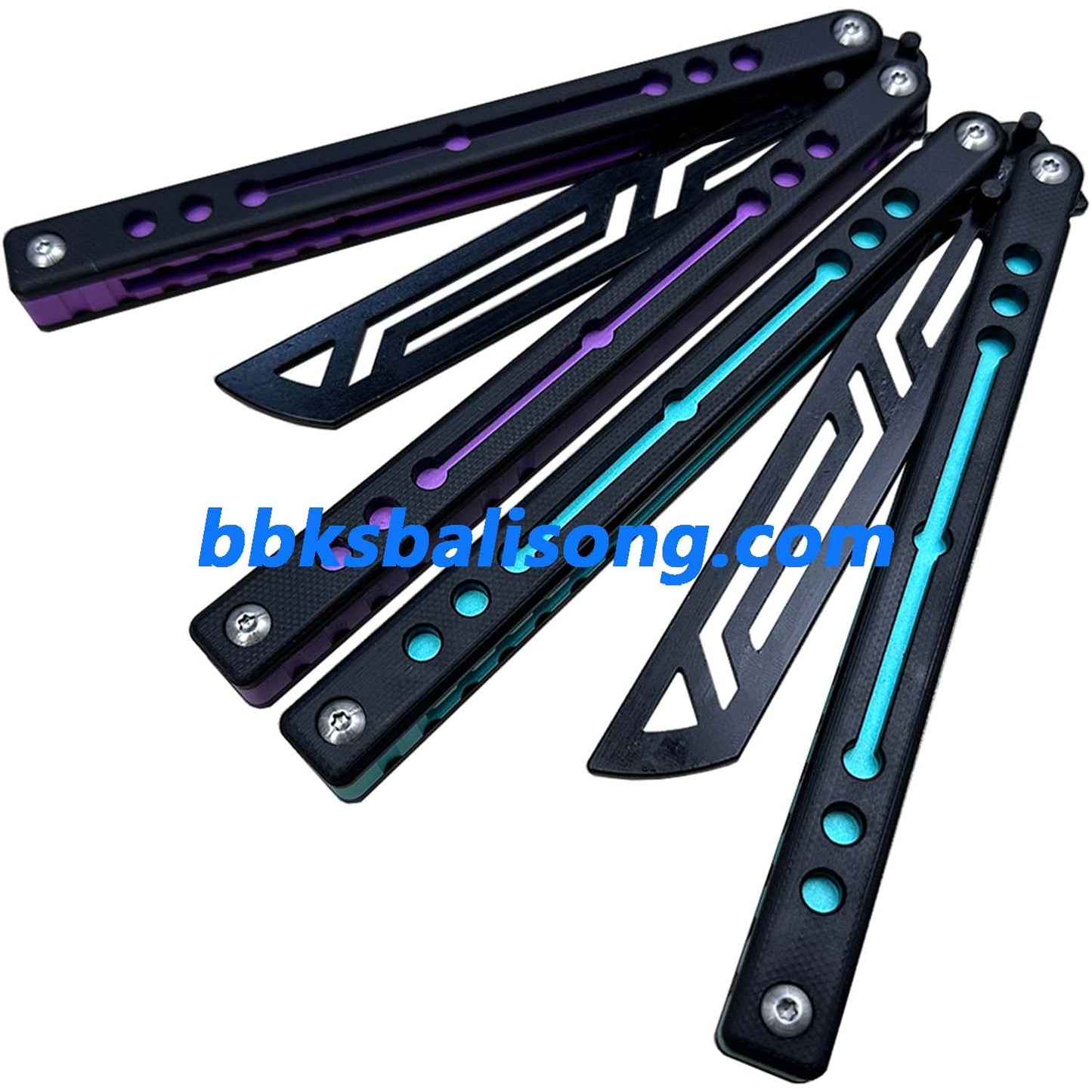 TOUCH TIMES Nautilus V2 Balisong Clone G10+6061 Aluminum Handle