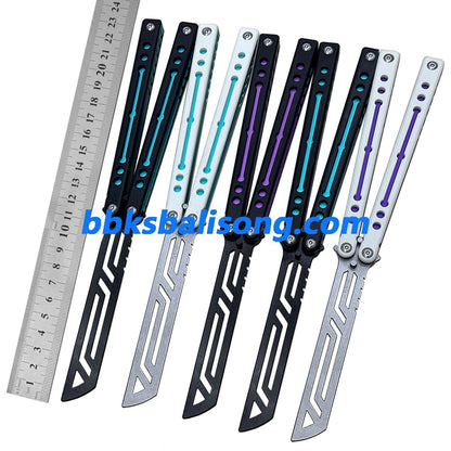 TOUCH TIMES Nautilus V2 Balisong Clone G10+6061 Aluminum Handle