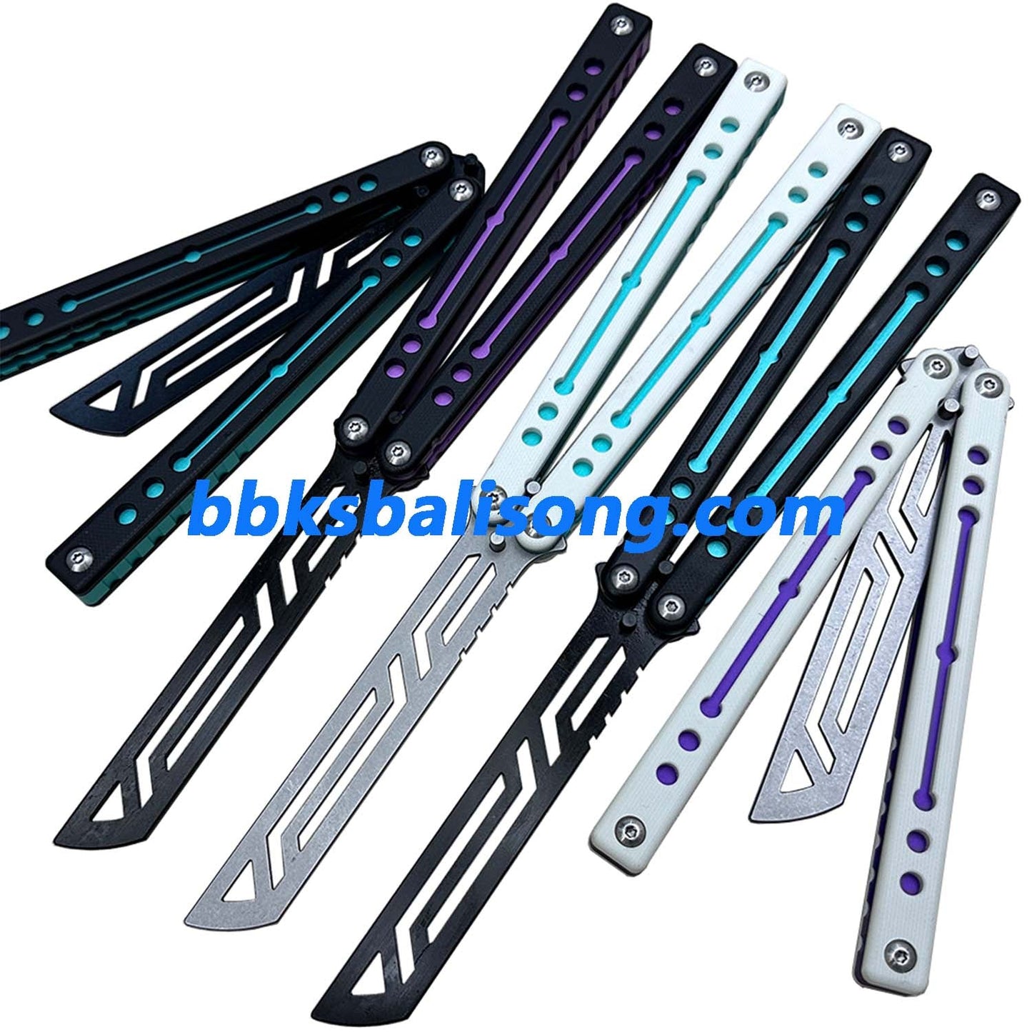 TOUCH TIMES Nautilus V2 Balisong Clone G10+6061 Aluminum Handle