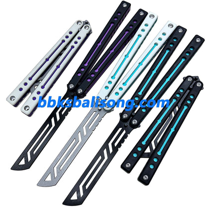 TOUCH TIMES Nautilus V2 Balisong Clone G10+6061 Aluminum Handle